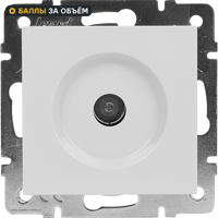 Изображение товара LEZARD Vesna Розетка телевизионная оконечная белая 1 гнездо без заземления