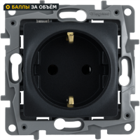 Изображение товара Розетка Legrand Etika 16А 250В антрацит встраиваемая без шторок Изображение товара Розетка Legrand Etika 16А 250В антрацит встраиваемая без шторок