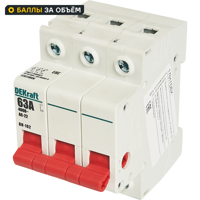 Изображение товара Выключатель-разъединитель Dekraft ВН-102 63 А 3П для распределительных щитов