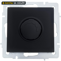 Изображение товара Встраиваемый диммер Lezard Vesna 1000 Вт черный глянец