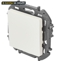 Изображение товара Переключатель одноклавишный Lexman Lilian 10А 250В жемчуг встраиваемый