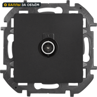 Изображение товара LEXMAN LILIAN Розетка телевизионная антрацит для скрытого монтажа 1 пост