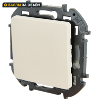 Изображение товара Переключатель одноклавишный Lexman Lilian 10А 250В слоновая кость