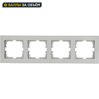Изображение товара Lezard Vesna 742 3500 149 рамка 4 поста платина платиновый цвет