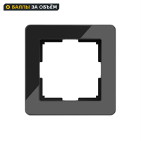 Изображение товара Рамка для розеток и выключателей Werkel W0012708 1 пост черный