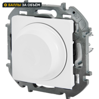 Изображение товара Диммер нажимной универсальный Lilian 300Вт белый без нейтрали