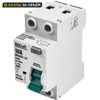 Изображение товара УЗО Dekraft ВДТ УЗО-03 2P 16 А 30 мА 6 кА AC