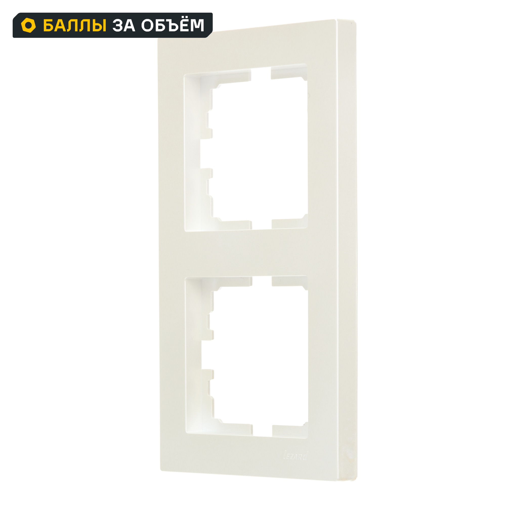 Изображение товара Ramka dlya rozetok i vyklyuchatelej Vesna 2 posta napolnennaia IP44