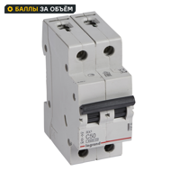 Изображение товара Автоматический выключатель Legrand RX3 2P C50 А 4.5 кА