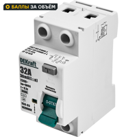 Изображение товара УЗО Dekraft ВДТ УЗО-03 2P 32 А 30 мА 6 кА АС14208DEK
