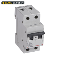Изображение товара Автоматический выключатель Legrand RX3 2P C32 А 4.5 кА