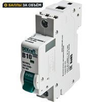 Изображение товара Автоматический выключатель Dekraft ВА-103 1P B10 А 6 кА 12207DEK
