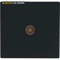 Изображение товара Lezard Leto Розетка телевизионная оконечная без заземления черный бархат