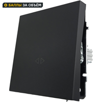 Изображение товара Встраиваемый выключатель Lezard Zima 1 клавиша цвет черный бархат IP20