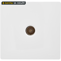 Изображение товара Lezard Leto Розетка телевизионная оконечная без заземления Тип F 220V 5A Белый