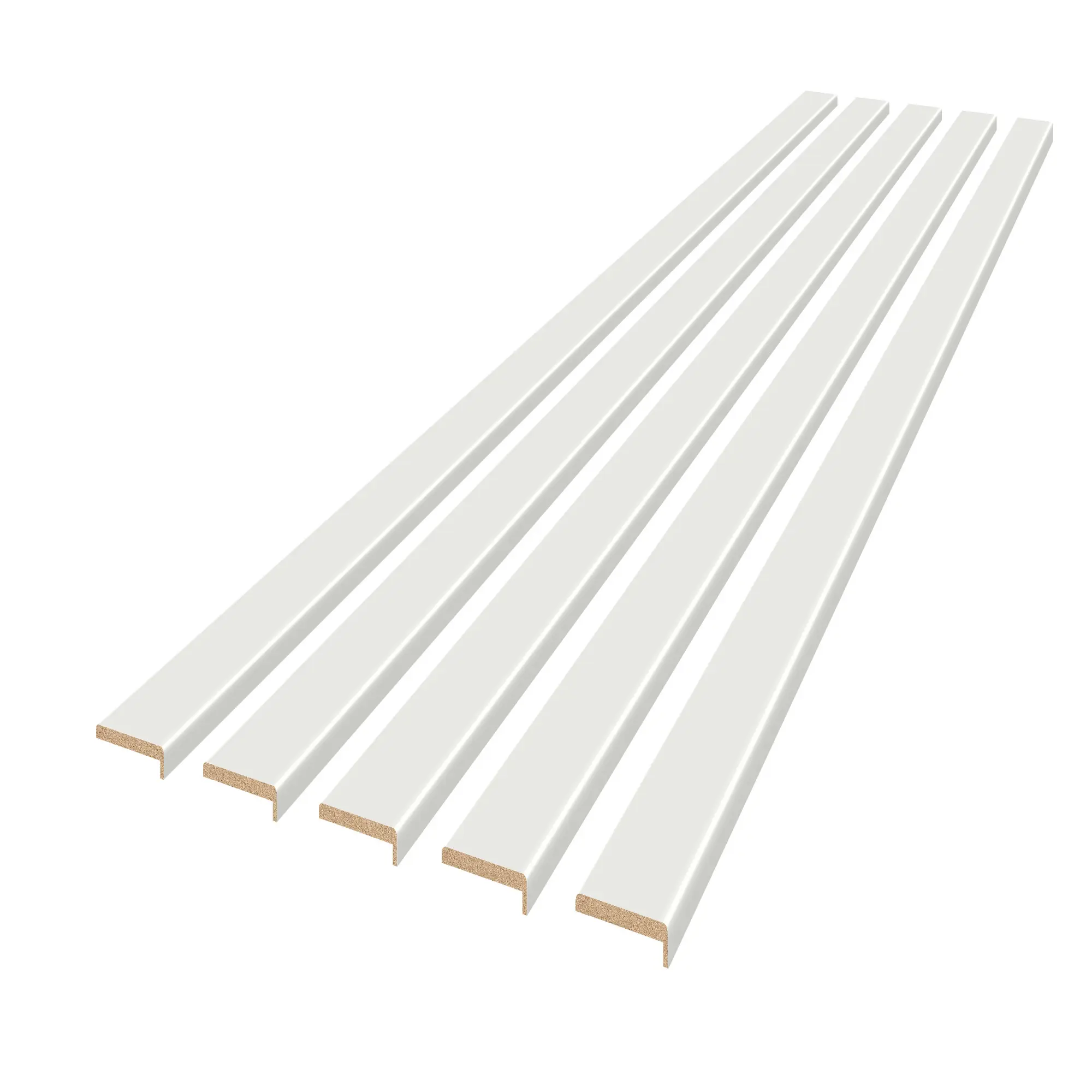 Комплект наличников телескопических 70x25x10 мм Hardflex цвет белый - 1