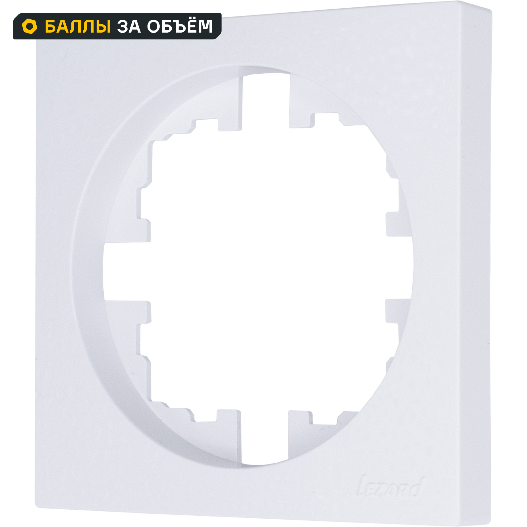 Изображение товара Рамка для розеток и выключателей Osen 1 пост цвет белый