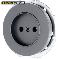 Изображение товара Розетка встраиваемая Osen без заземления серого цвета