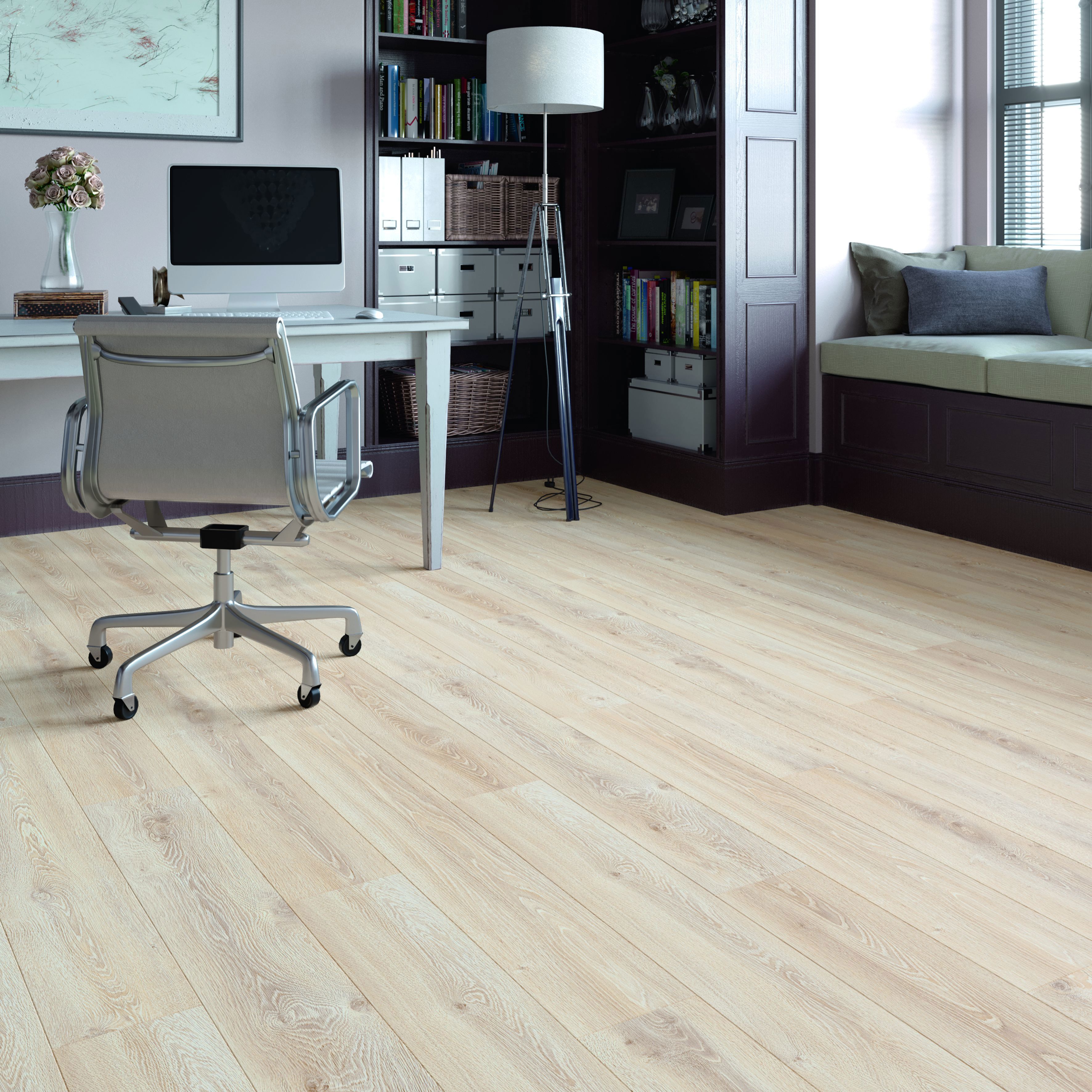 Изображение товара Ламинат Дуб Катунь 33 класс 8 мм водостойкий с фаской