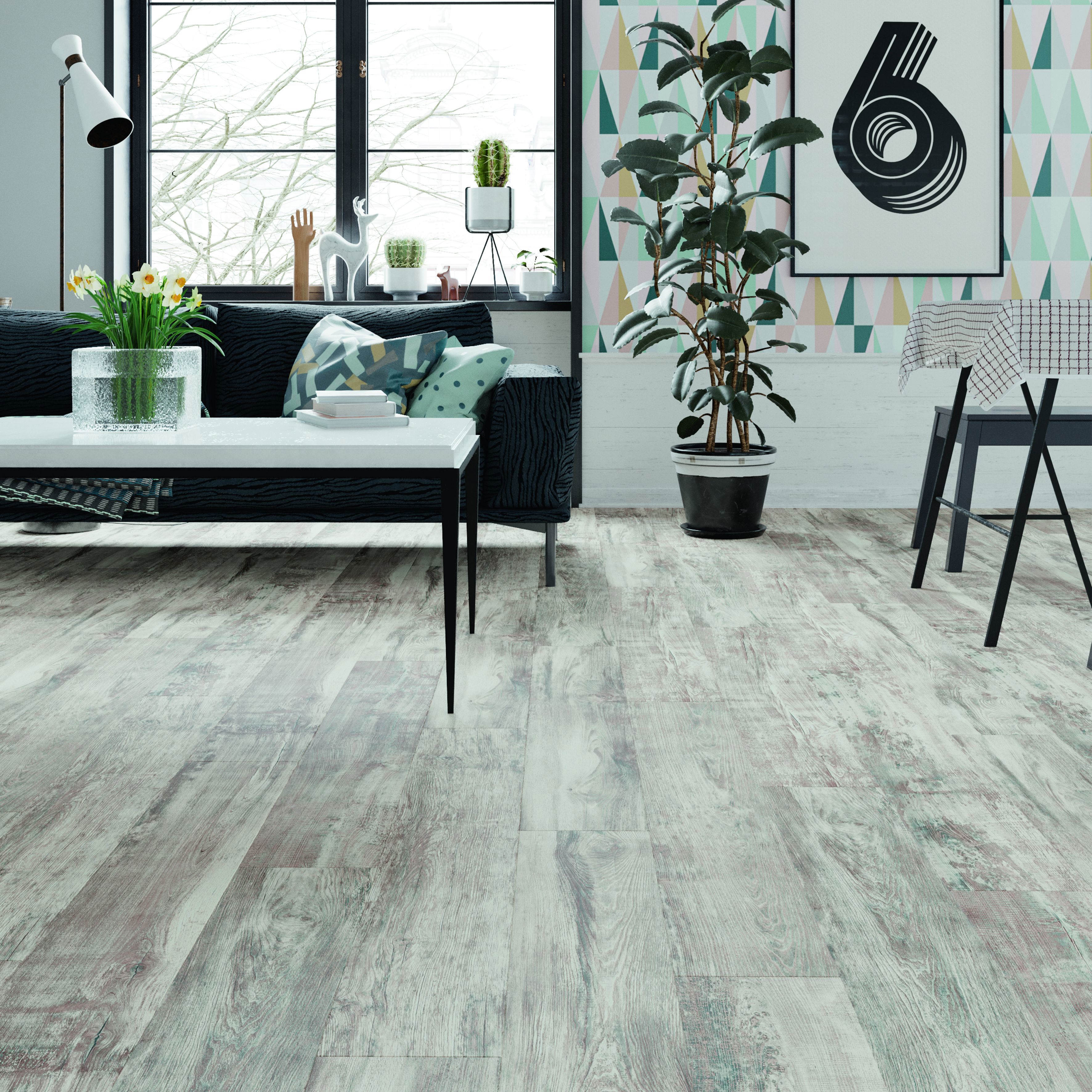 Изображение товара Ламинат Дуб Манас водостойкий 8 мм 33 класс с фаской 1.596 м2