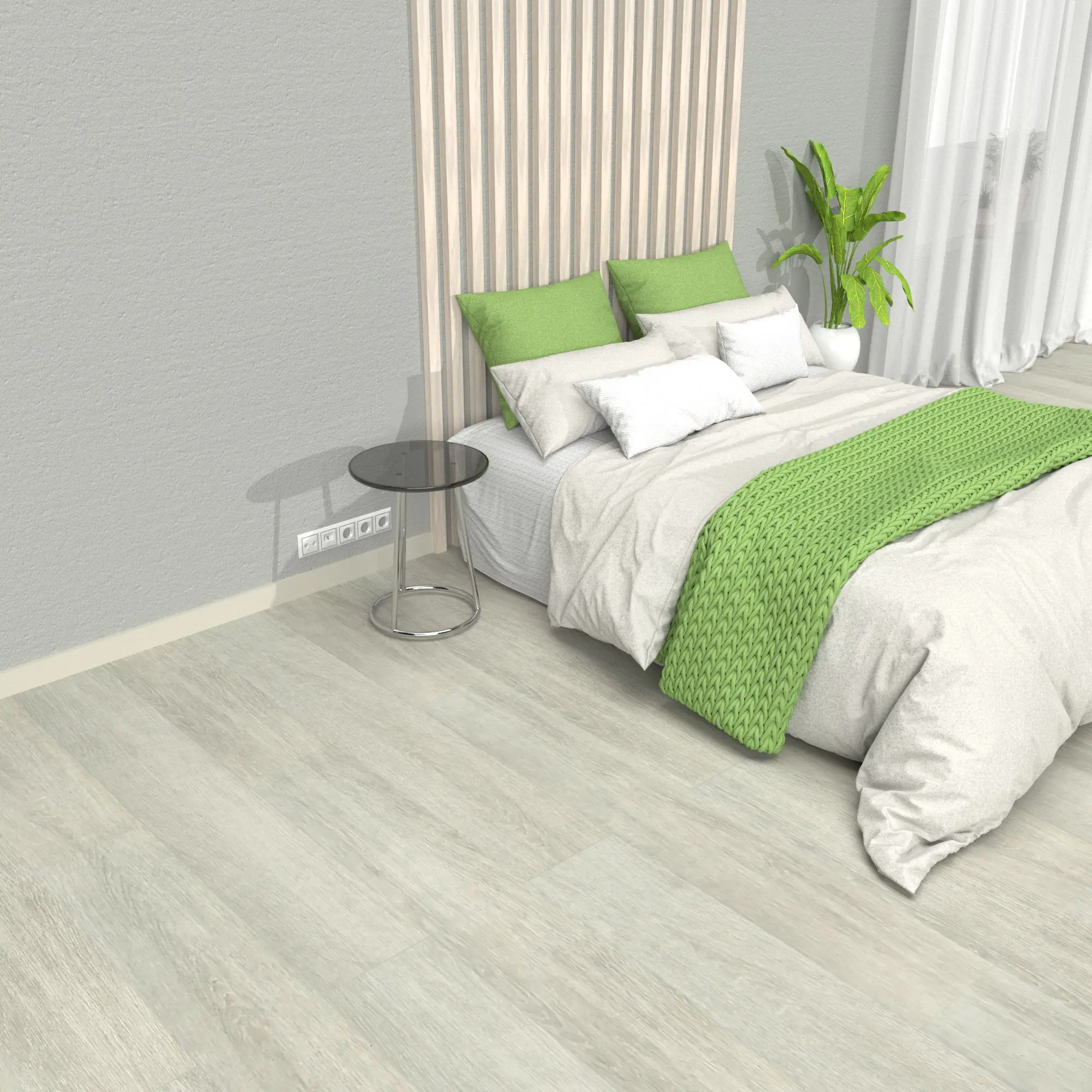 SPC плитка «Дуб Портленд» 33 класс толщина 4 мм 2.574 м²