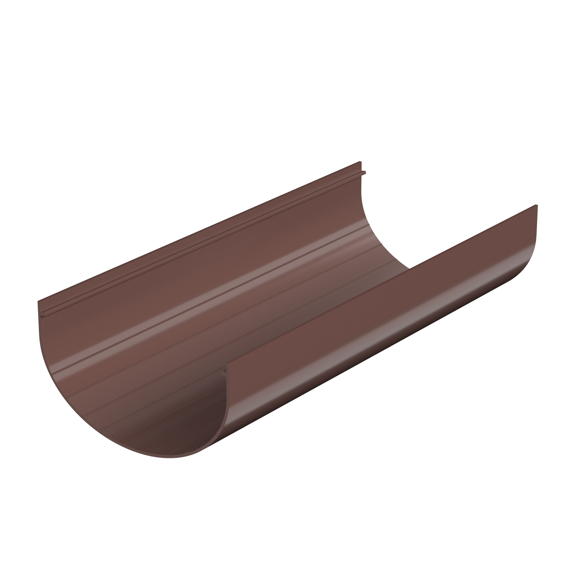 Водосточный желоб Технониколь Оптима 120x80 мм 2 м цвет коричневый