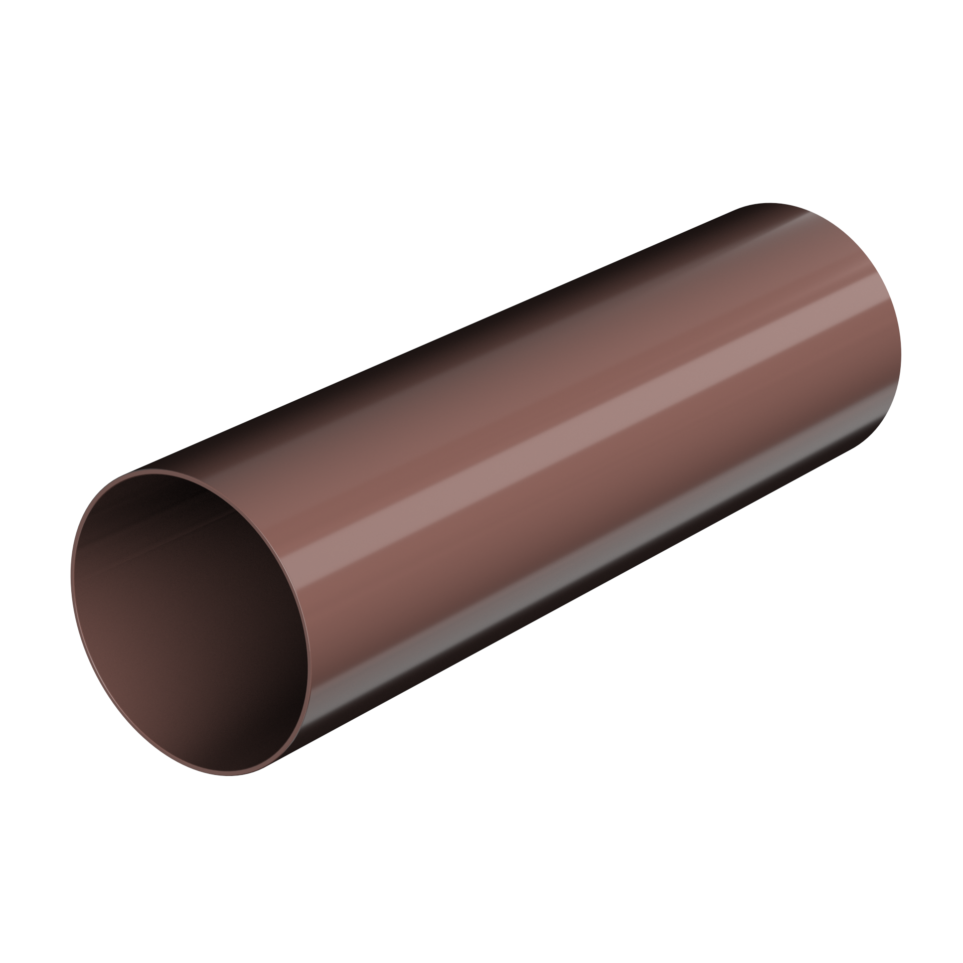 Водосточная труба Технониколь Оптима 80 мм 3 м цвет коричневый