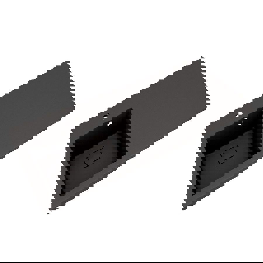 Изображение товара Раковина с крылом Florentina Аванти 110 см левая антрацит современная и надежная