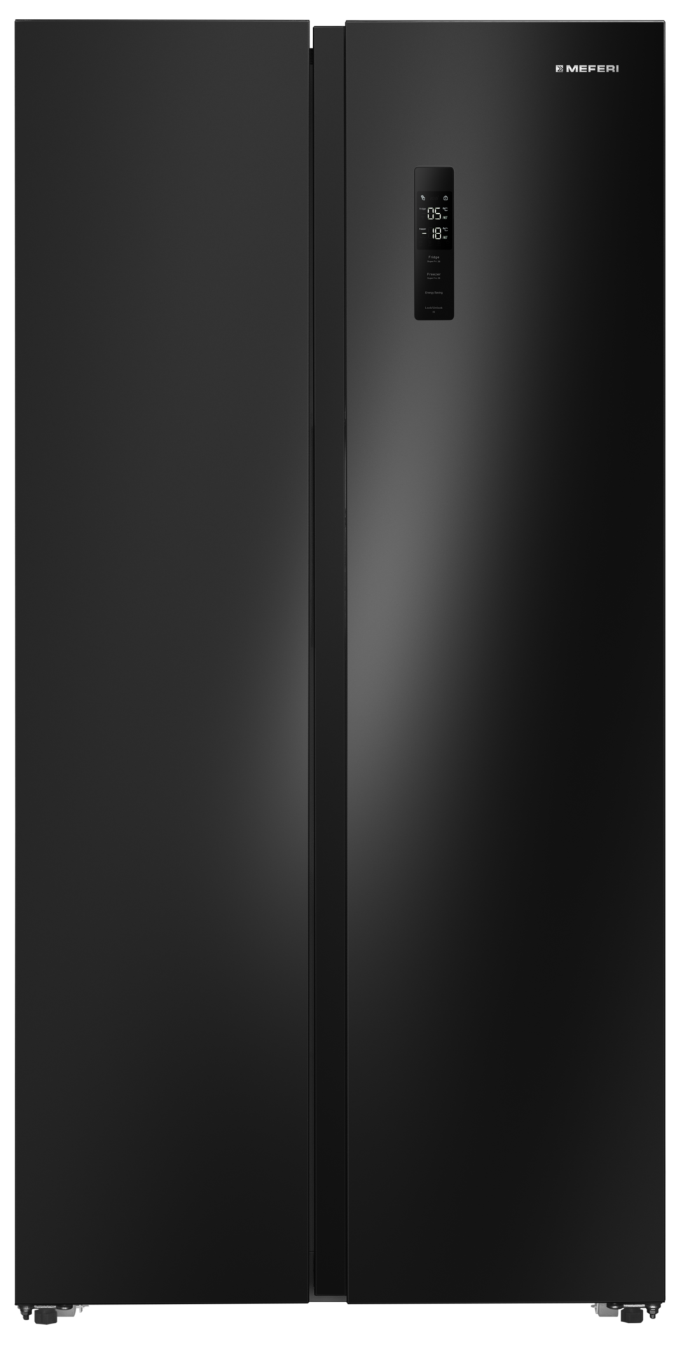 Изображение товара Холодильник Side by Side MEFERI MFR91BK TOTAL NO FROST с инвертором черный Изображение товара Холодильник Side by Side MEFERI MFR91BK TOTAL NO FROST с инвертором черный