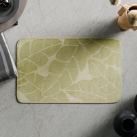 Изображение товара Коврик для ванной Vidage Тропик 50x80 см зеленый противоскользящий