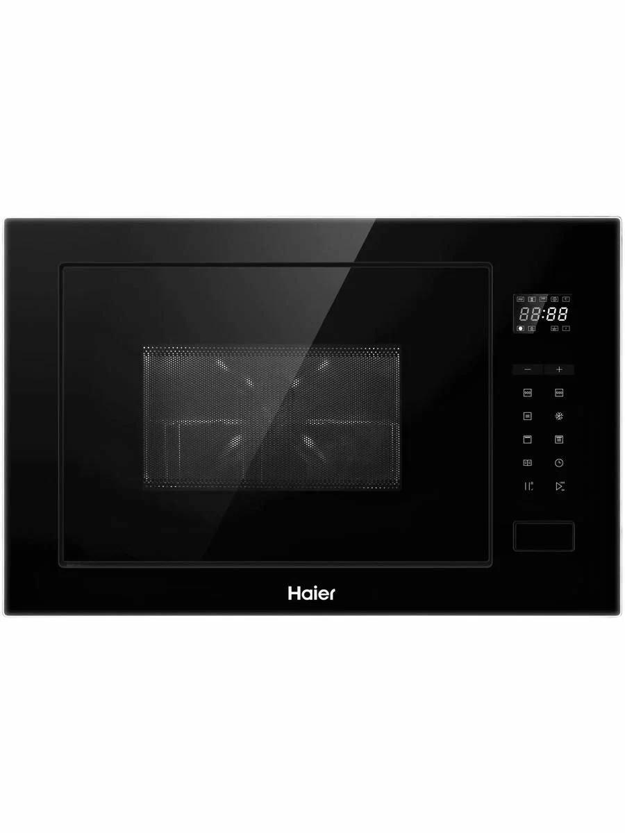 Изображение товара Встраиваемая микроволновая печь Haier HMX-BTG259B 25 л 59.5x38.8x40 см цвет черный
