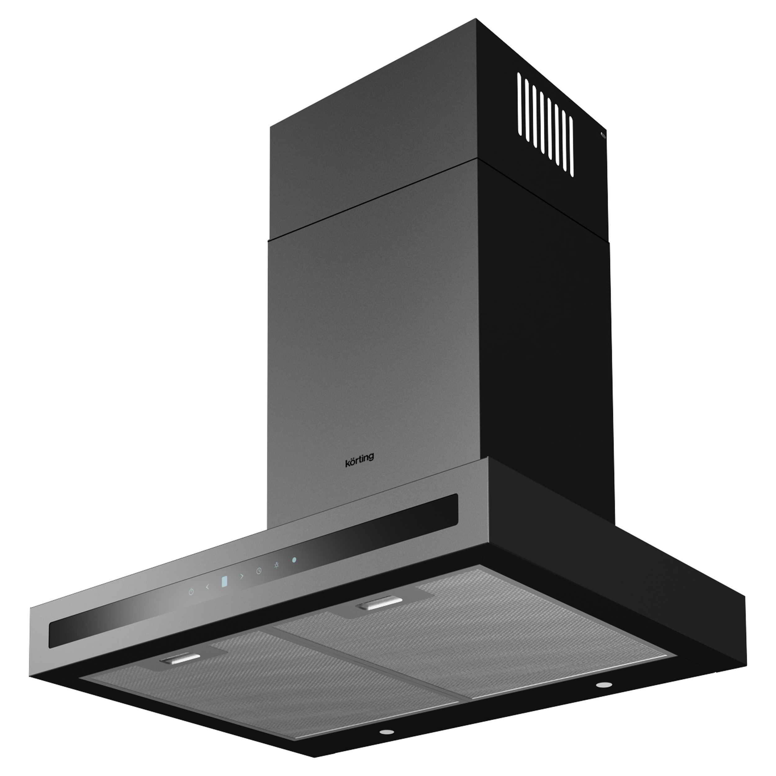 Изображение товара Вытяжка KORTING KHC 6877 N каминного типа 60 см сенсорное управление