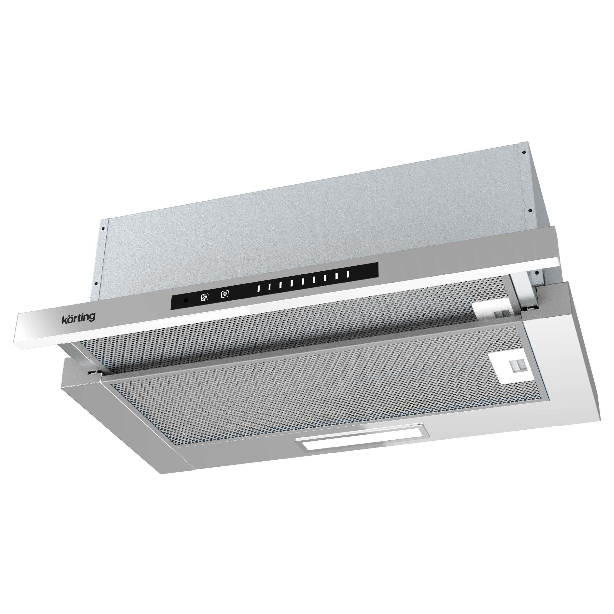 Изображение товара Встроенная вытяжка Korting Khp 6975 X ширина 59.5 см для эффективной вентиляции кухни