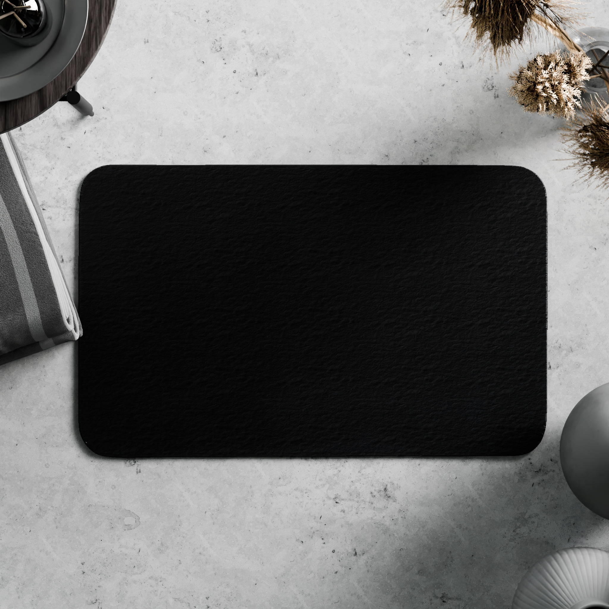 Изображение товара Коврик для ванной Swensa Ping 50x80 см цвет черный