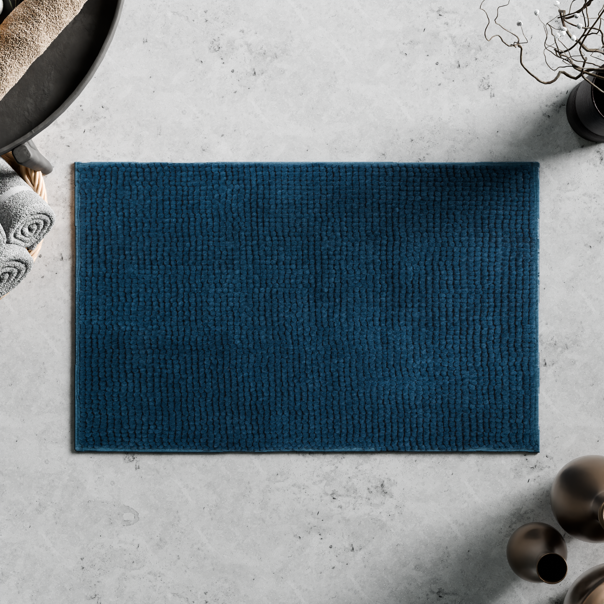 Изображение товара Коврик для ванной Vidage Аден 50x70 см синий