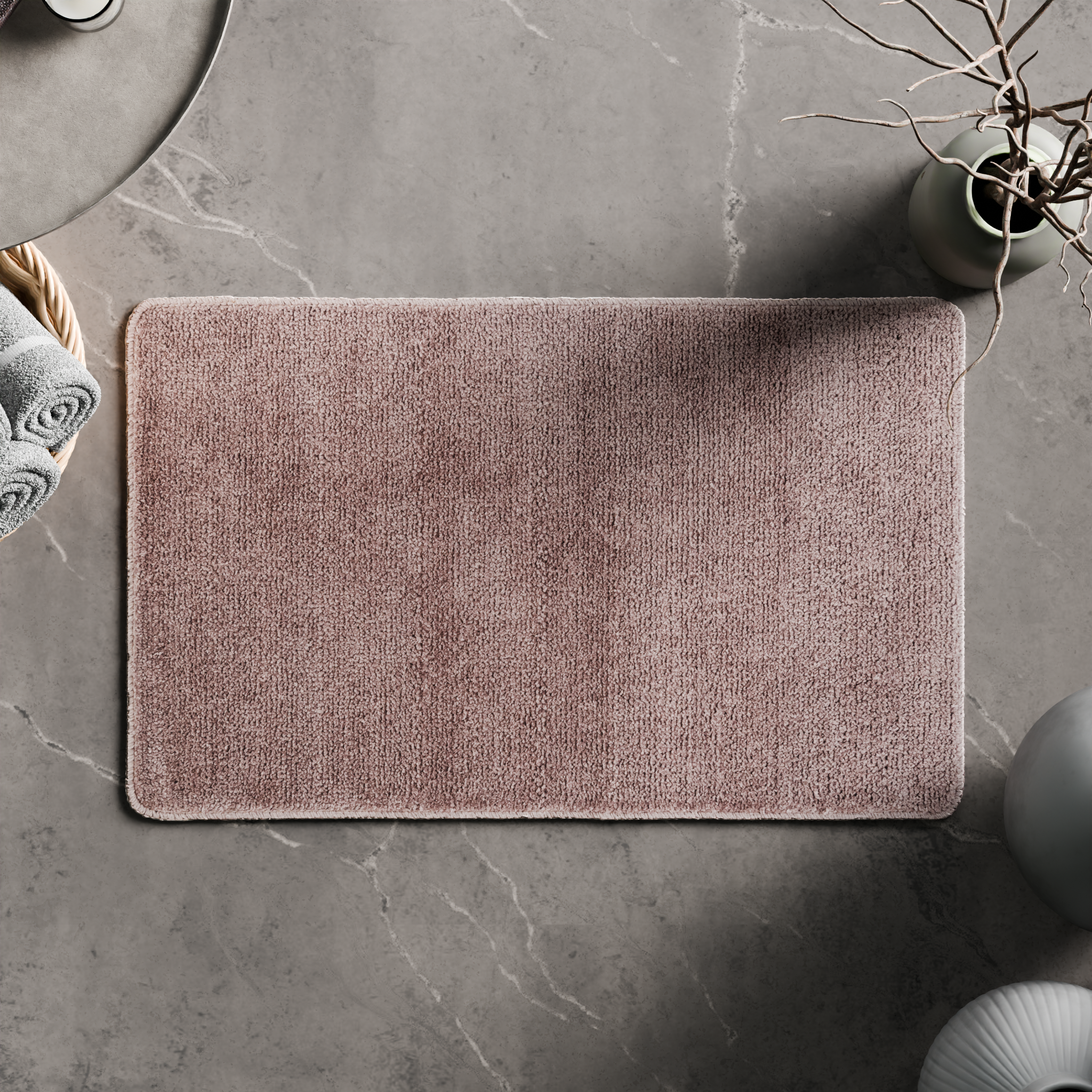 Изображение товара Коврик для ванной Swensa Presto 50x80 см каштановый