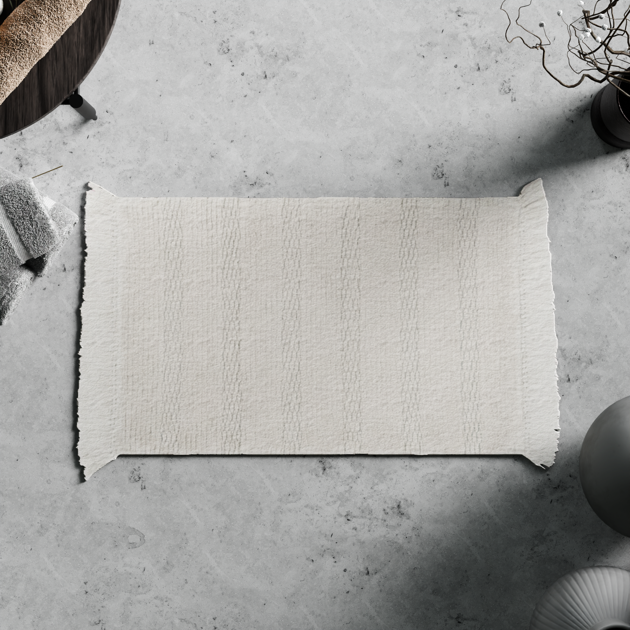 Изображение товара Коврик для ванной Fixsen Sandal 50x80 см цвет бежевый