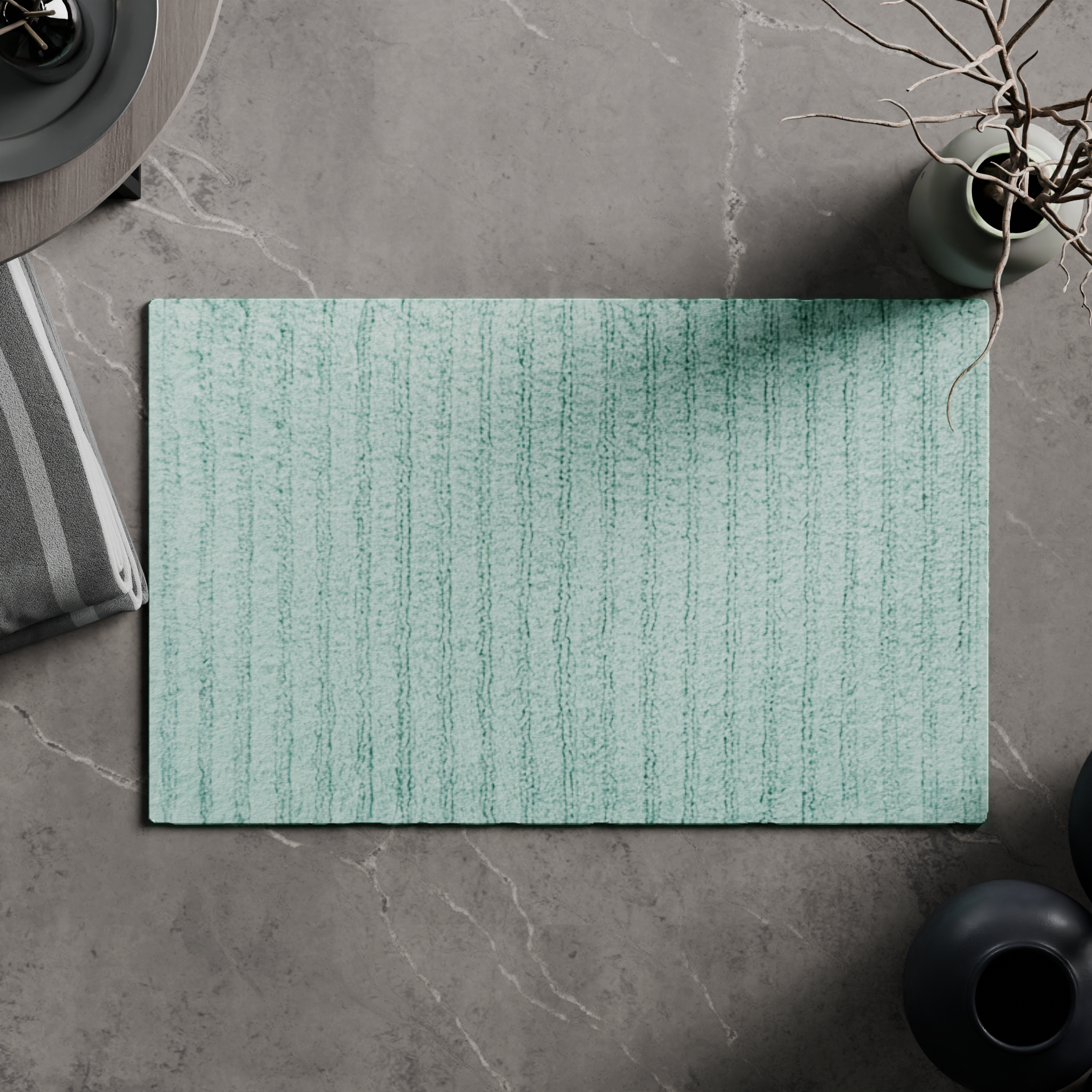 Изображение товара Коврик для ванной Fixsen Tango 50x80 см зеленый стильный практичный