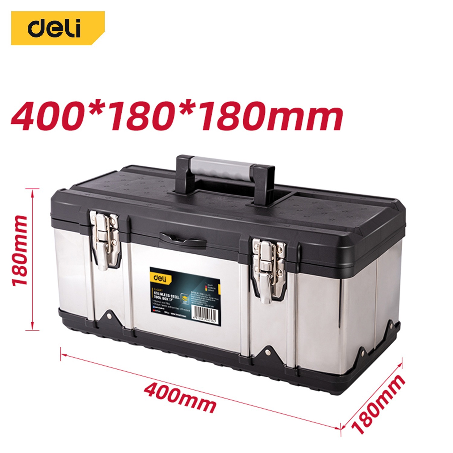 Изображение товара Ящик для инструментов Deli 180x400x180 мм, пластик