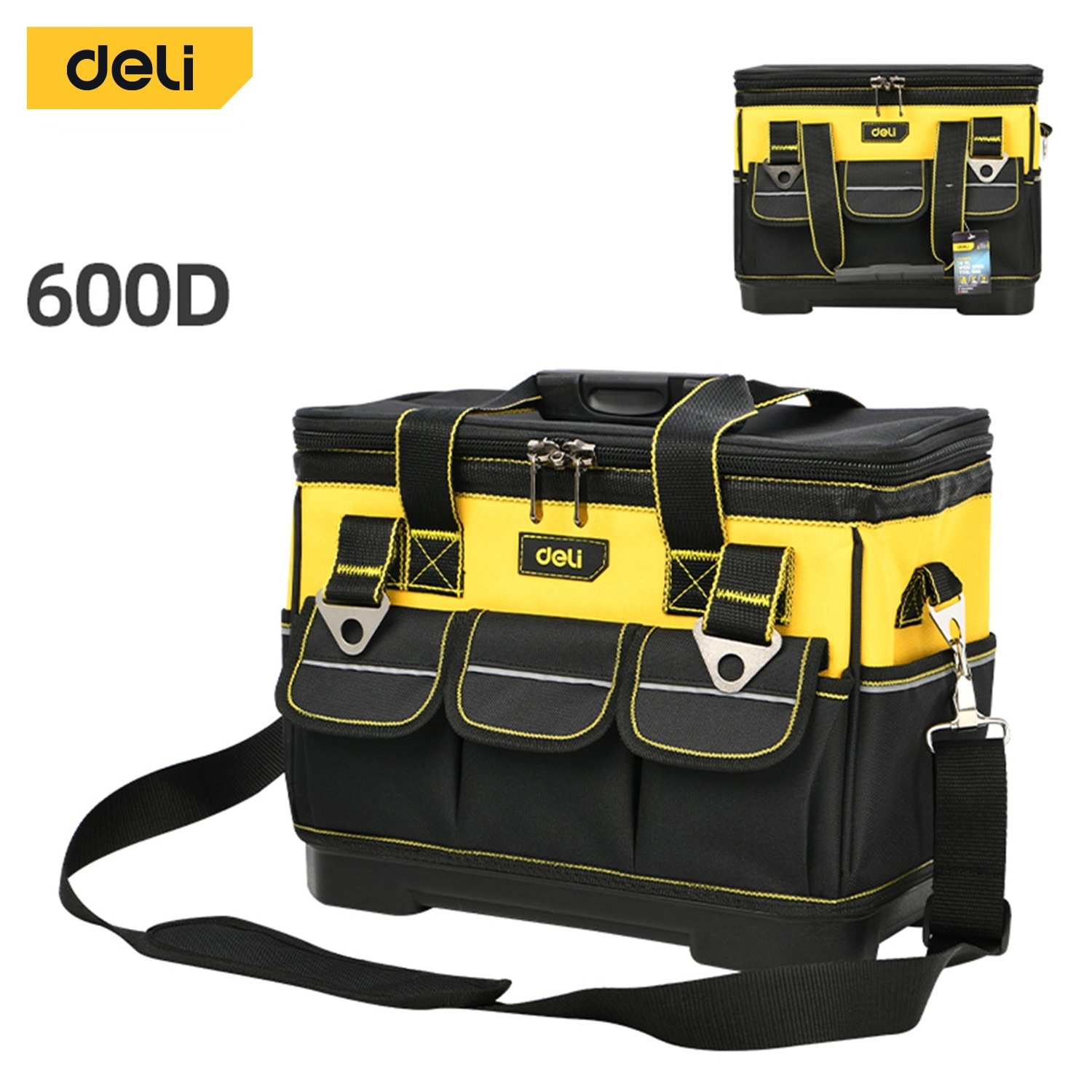 Изображение товара Сумка для инструментов DELI DL586112 с жестким дном и крышкой