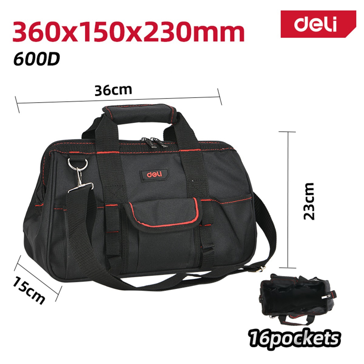 Изображение товара Сумка для инструментов DELI DL430905 Water-Resistant Edition