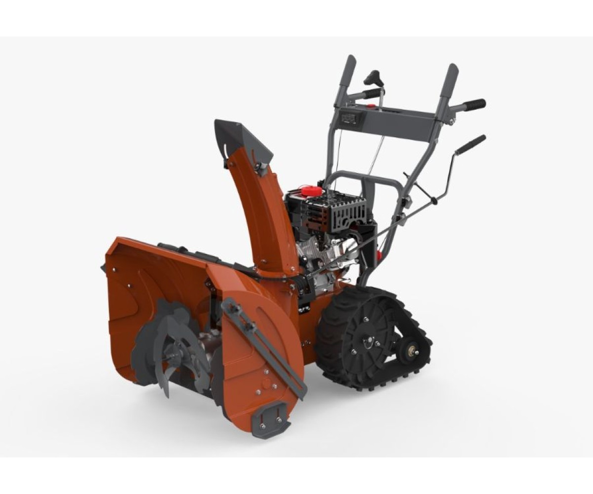 Изображение товара Бензиновый гусеничный снегоуборщик ZimAni ST424E PRO с электропуском 61 см