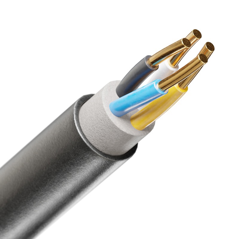 Изображение товара Электрический кабель Elitron ВВГнг(А)-LS 4x16 30 м ГОСТ цвет черный