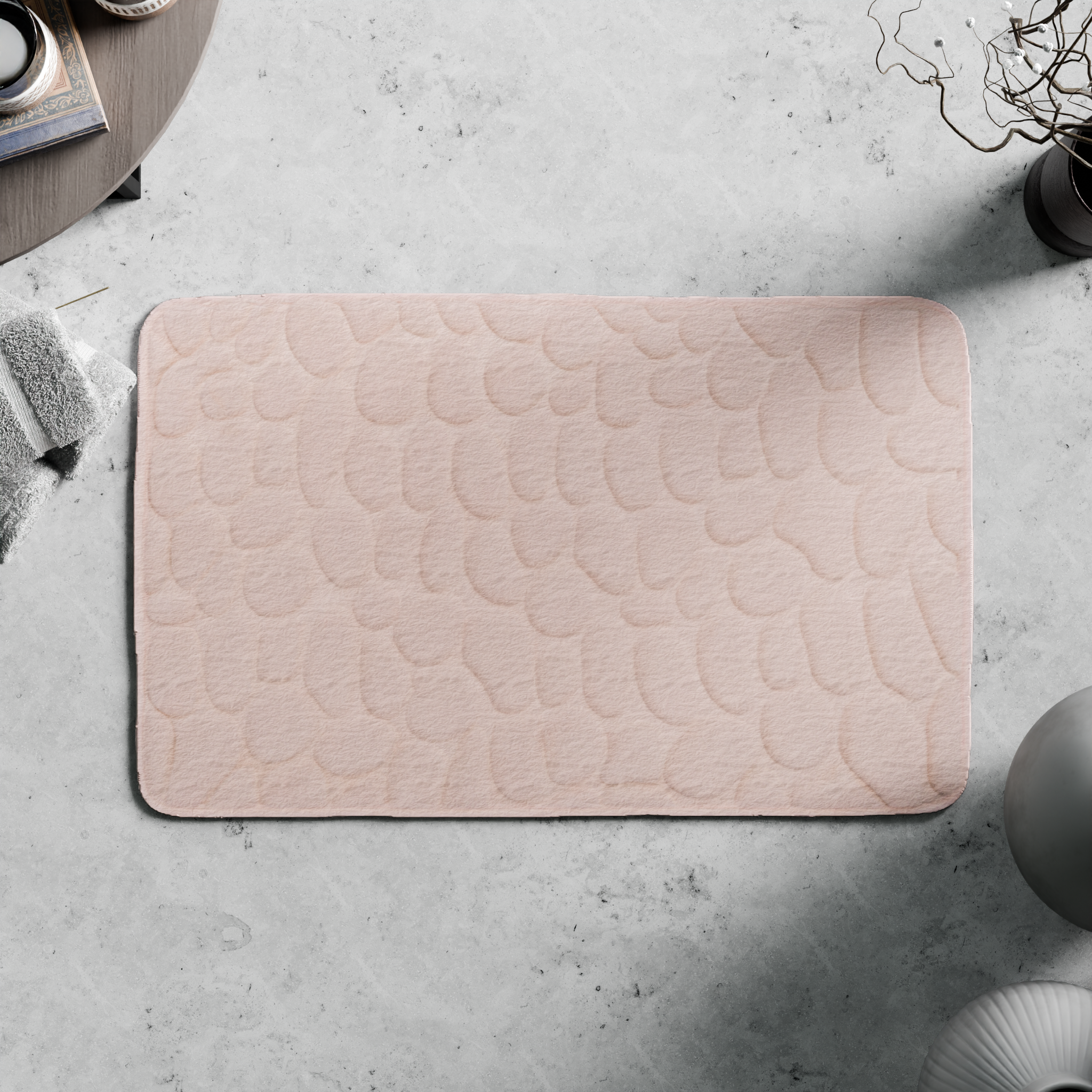 Изображение товара Коврик для ванной Grampus 50x80 см бежевый противоскользящий