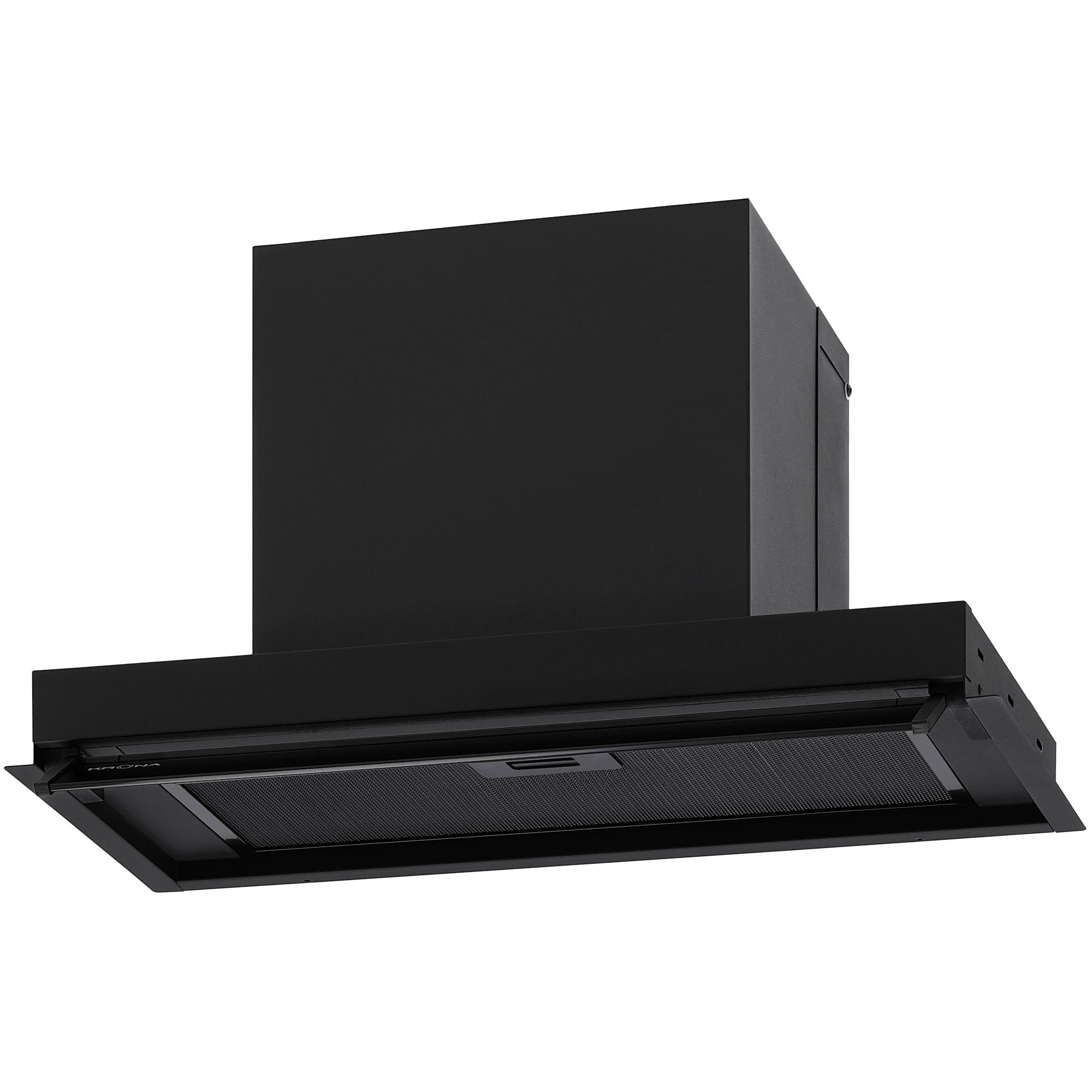 Изображение товара Встраиваемая вытяжка Krona Isida 600 Black SGC 59.8 см инверторный мотор
