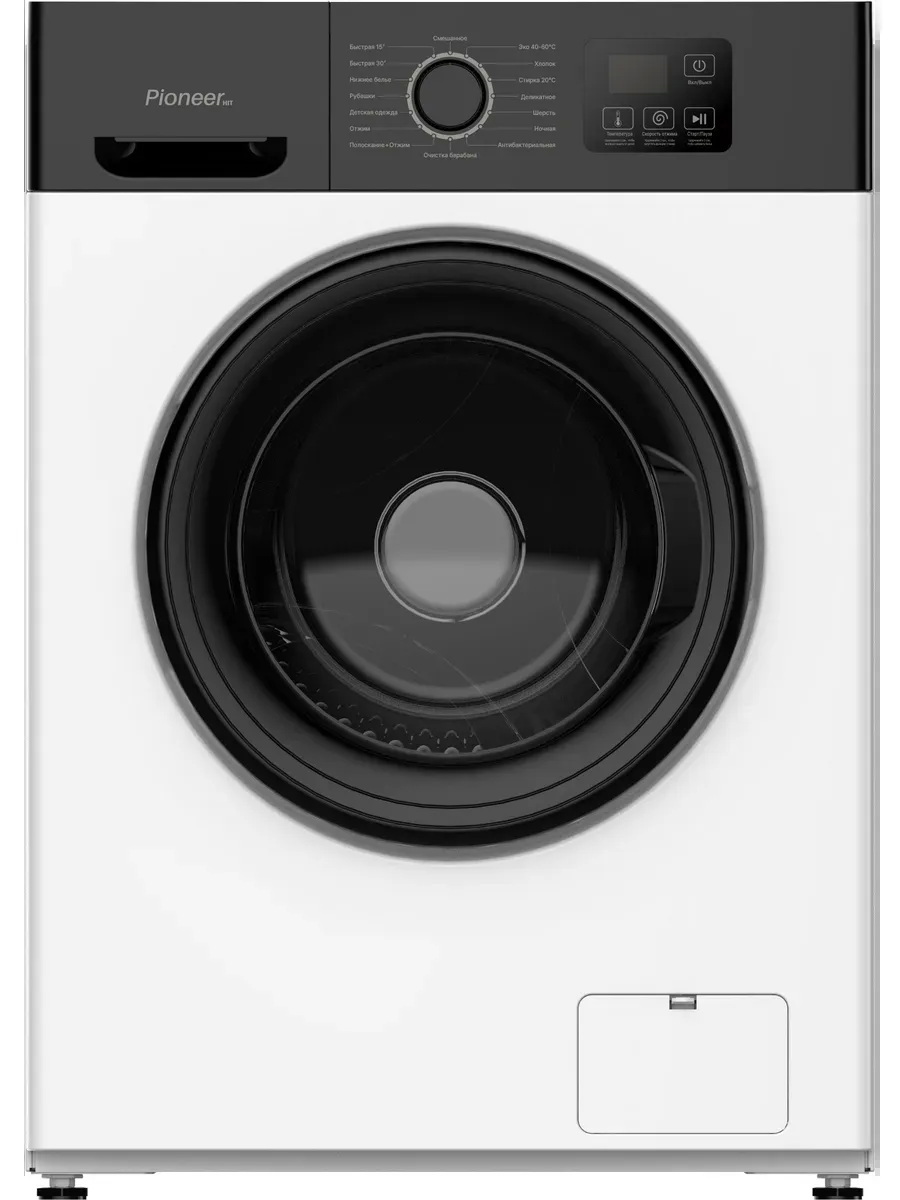 Изображение товара Отдельно стоящая стиральная машина Pioneer WM-120700W_Wh 7 кг белая с 16 программами