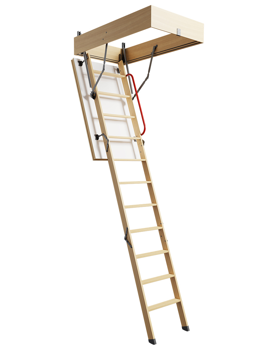 Изображение товара Чердачная лестница Высота-5 утепленная с люком 700х1200x2800мм