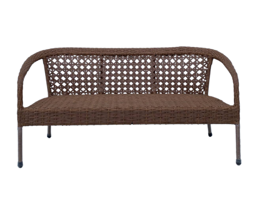 Изображение товара Диван садовый Deco 160x70x80 см металл коричневый