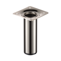 Изображение товара Ножка для мебели круглая ⌀30 мм высота 100 мм никель