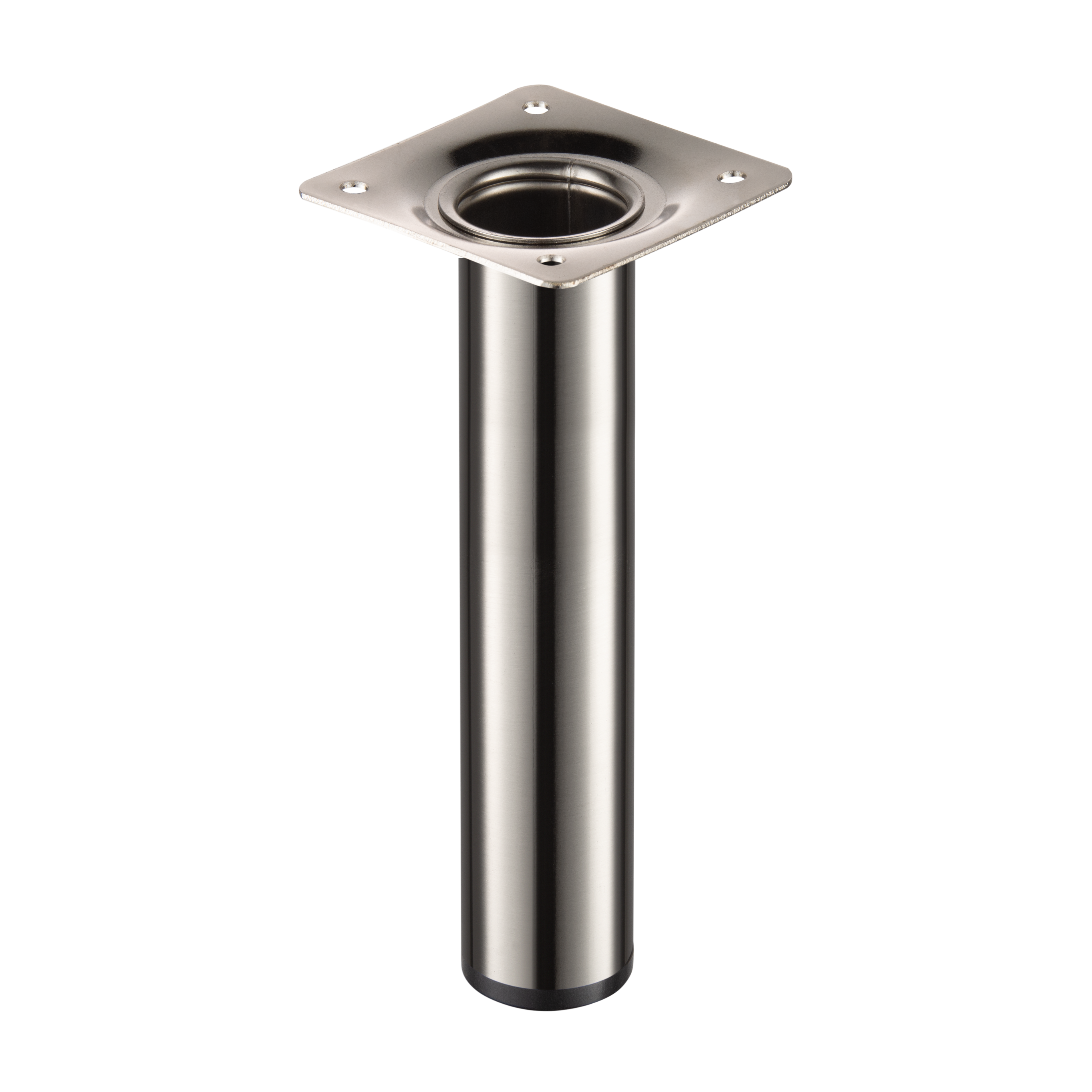 Изображение товара Ножка для мебели круглая ⌀30 мм высота 150 мм никель